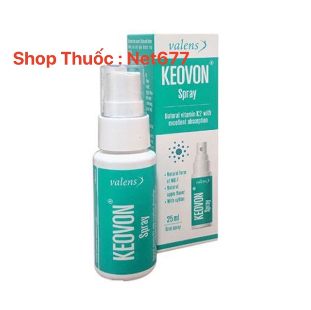 Combo sản phẩm Dimao D3 + Keovon K2 dạng xịt- Hấp thụ canxi , tăng chiều cao vượt trội