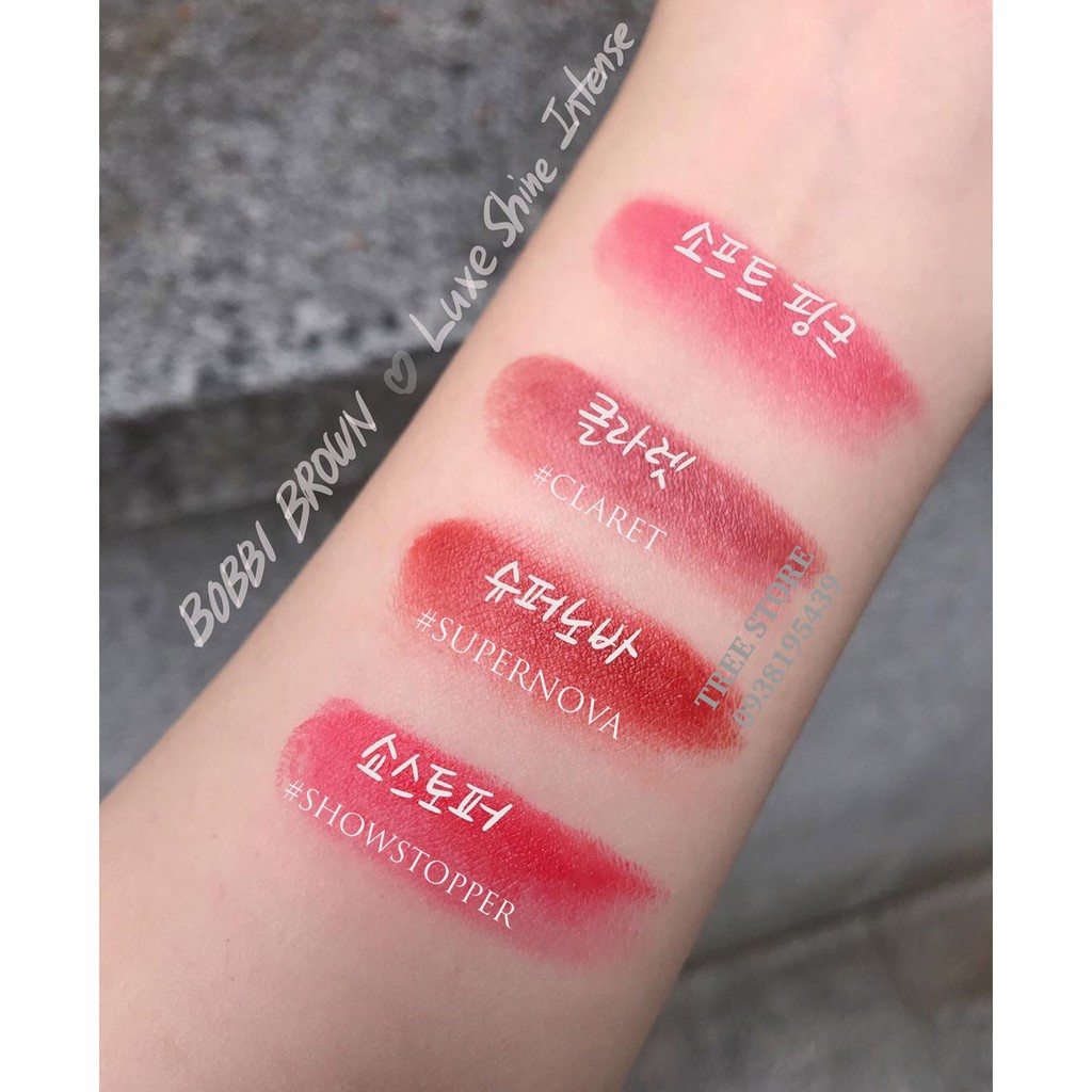 Son lì Bobbi Brown Luxe Shine Intense Claret