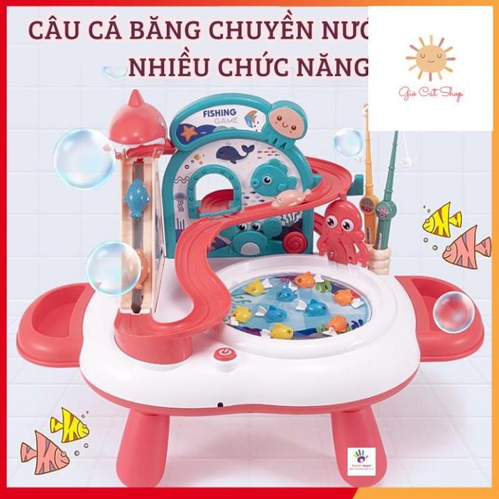 GIÁ ƯU ĐÃI- Đồ chơi Câu cá Đại Dương Cầu Trượt Có thể Đổ nước thật