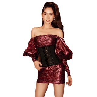 Đai nịt bụng Latex Lưới Corset Chuẩn nhập khẩu Châu Âu [TẶNG ÁO LÓT LINER + THƯỚC DÂY]