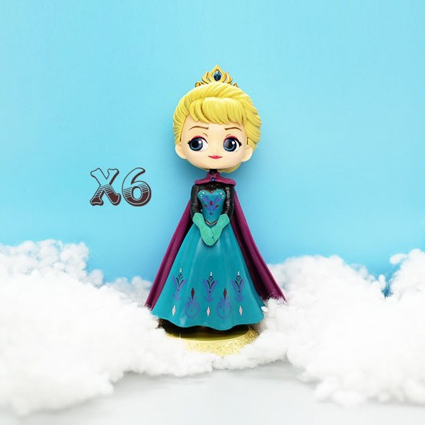 Búp bê nữ hoàng Elsa Disney trang trí bánh kem, phụ kiện bánh sinh nhật, đồ trang trí bánh kem sinh nhật