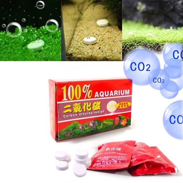 Viên Nén CO2 Cho Hồ Thủy Sinh (36 Viên/Hộp)