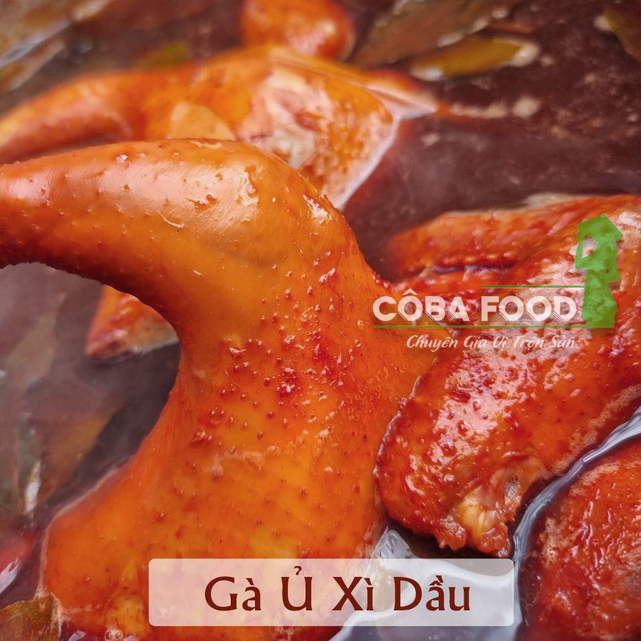 Gia vị gà ủ xì dầu thảo mộc 1 sét kèm 1 chai sốt thái 100ml