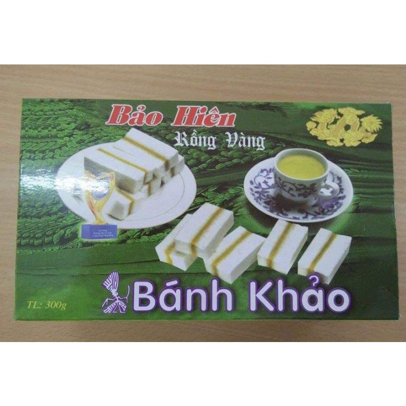 Bánh Khảo Bảo Hiên Rồng Vàng Hộp 3x100g