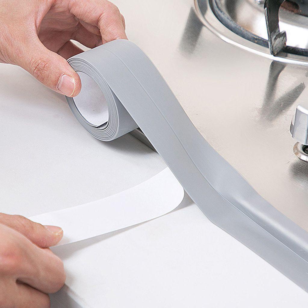 Cuộn băng keo dán góc YIYU bằng PVC siêu bền tiện dụng cho nhà bếp