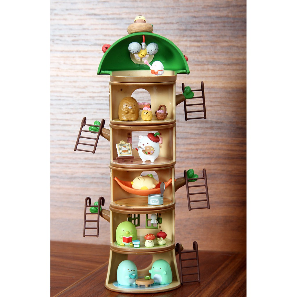 ⭐Móc Khóa Hình Động Vật Dễ Thương⭐Mô Hình Búp Bê 6 Góc 6 / 6 Âm Nhạc Xếp Chồng Lên Nhau Trang Trí Nhà Cửa