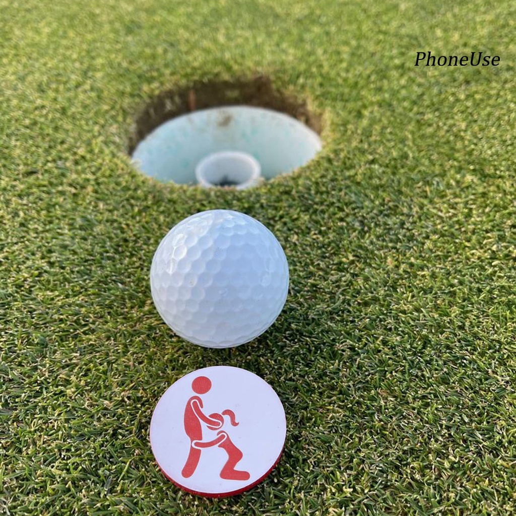 Bộ 4 Dụng Cụ Đánh Dấu Vị Trí Bóng Golf Bằng Gỗ In Họa Tiết Sáng Tạo Phù Hợp Cho Hoạt Động Ngoài Trời
