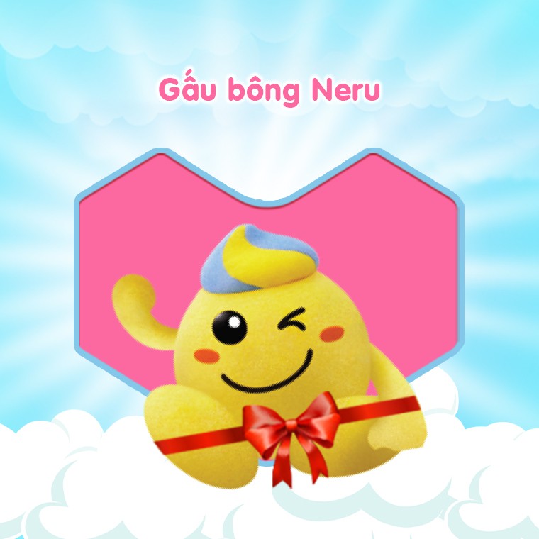 Qùa tặng gấu bông Neru cho đơn hàng kẹo Popin Cookin từ 350K chính hãng