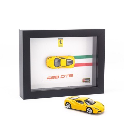 Khung tranh 3D mô hình Ferrari 488, F12 TDF, 458 1:64