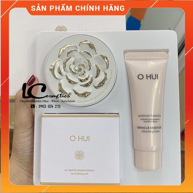 {Hàng chính hãng}  Phấn Phủ Dưỡng Trắng Ohui Vanising Set khuyến mãi Siêu lời