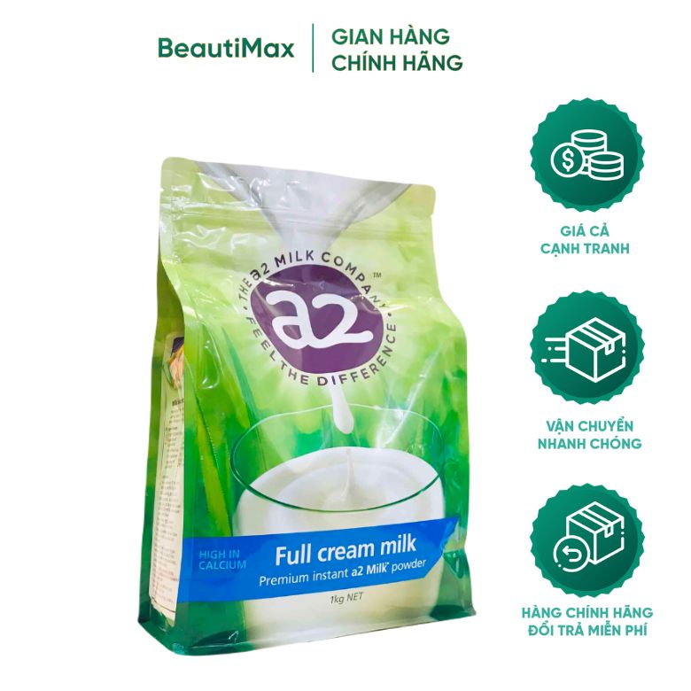 Sữa Bột Nguyên Kem A2 Úc (1kg) Healthy Care BeautiMax