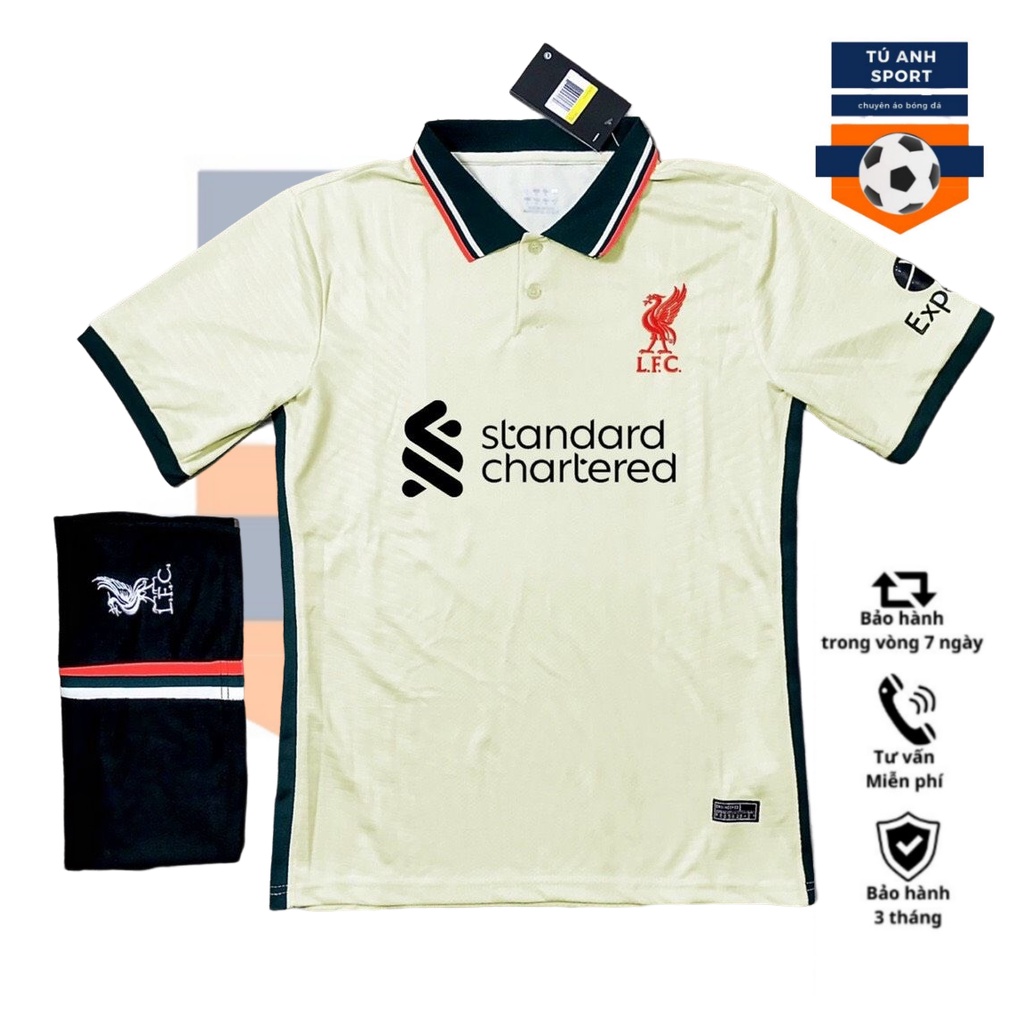Bộ Quần Áo Bóng Đá LIVERPOOL Mới 2022