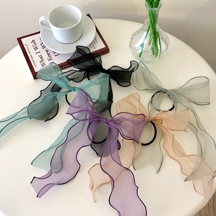 Dây Cột Tóc Hình Nơ Xinh Xắn Nhiều Màu Sắc Dành Cho Phái Nữ