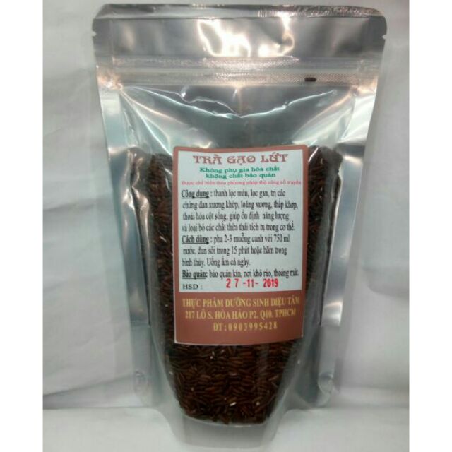 TRÀ GẠO LỨT RANG THỰC DƯỠNG HỖ TRỢ GIẢM CÂN ĂN KIÊNG 500G