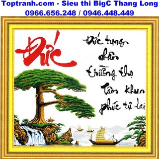 Tranh thêu chữ thập chữ Đức 222894 chưa thêu