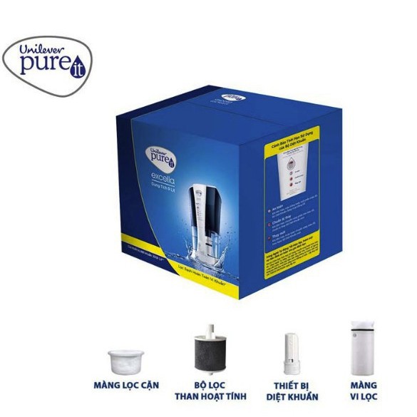[Mã ELHA22 giảm 5% đơn 300K] Bộ Lọc Thay Thế Unilever Pureit Excella 9L