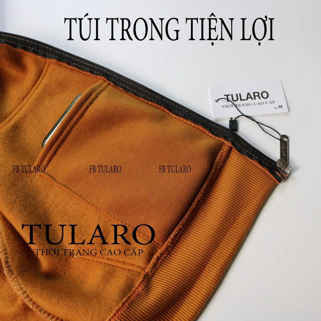 Áo khoác nỉ, áo khoác nam nữ, hoodie zip chất nỉ bông cao cấp TULARO - TLR2