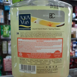 Nước rửa tay AquaVera dưỡng chất hoa xuân