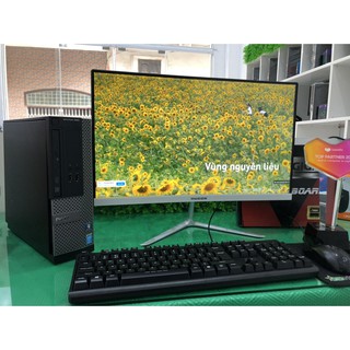 Bộ máy tính Dell Optiplex core I5 / 8G / SSD 120G , Màn hình Eagle Q24 24inch Cong , full viền , Bảo hành 12 tháng