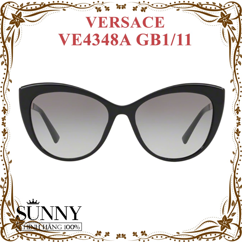 Kính mát chính hãng nam nữ Versace VE4348A 5269/71 màu sắc thời trang, thiết kế dễ đeo bảo vệ mắt