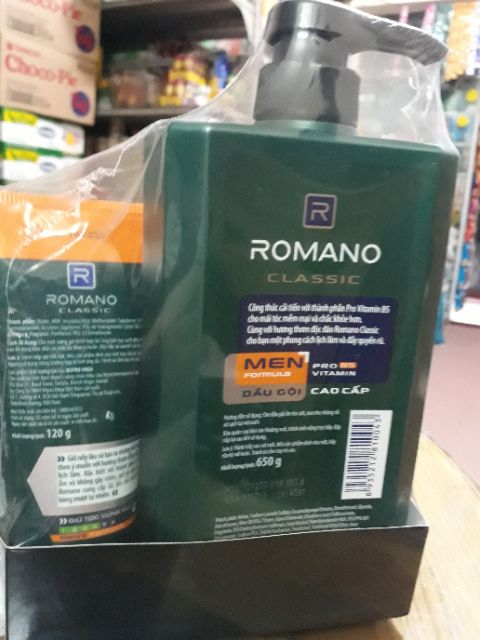 Dầu gội Romano 650g