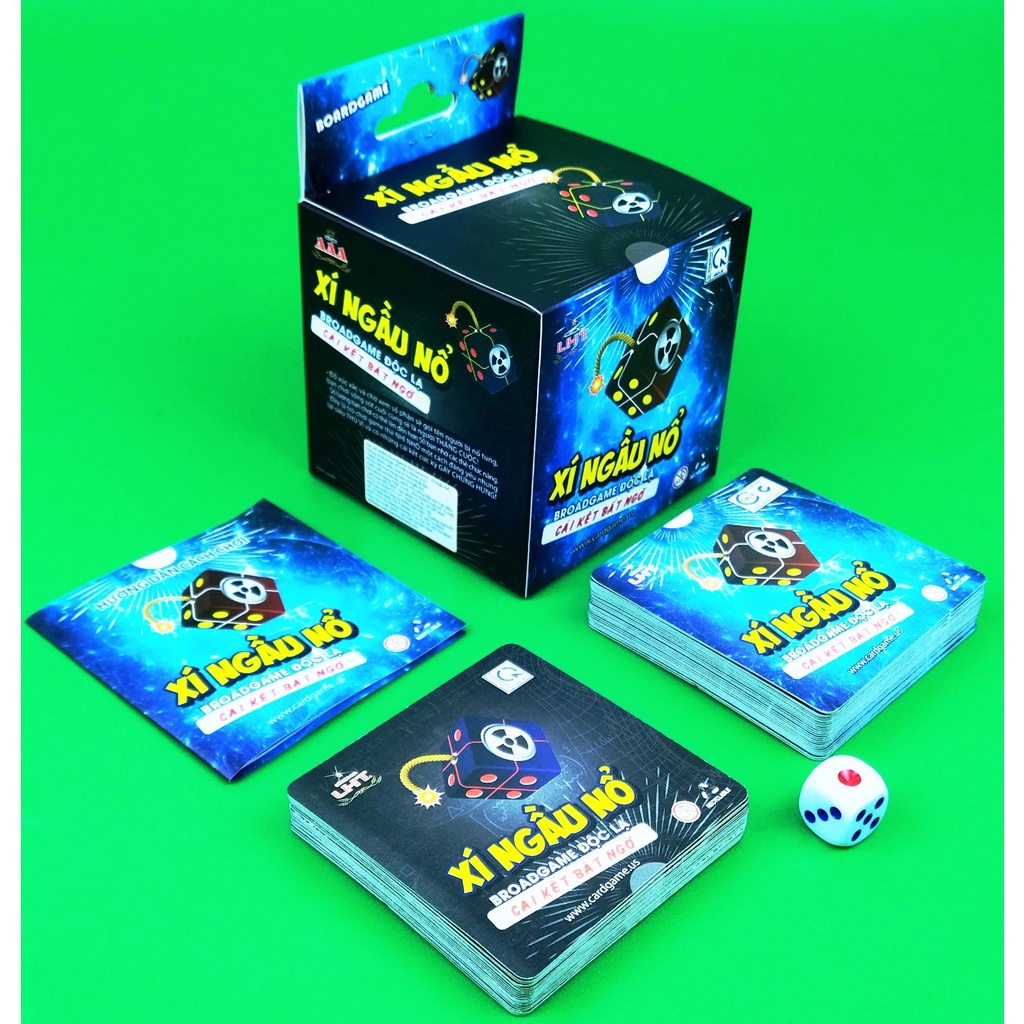 Boardgame Xí Ngầu Nổ mới lạ cực kỳ vui [Chính hãng AAA-LHT]