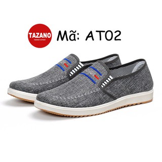 Giày thể thao sneaker nam tiện dụng at02 - màu xám