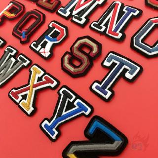 ☸ 3D Multicolor Letter Patch ☸ 1Pc Diy Sew On Patch Apparel Applique
