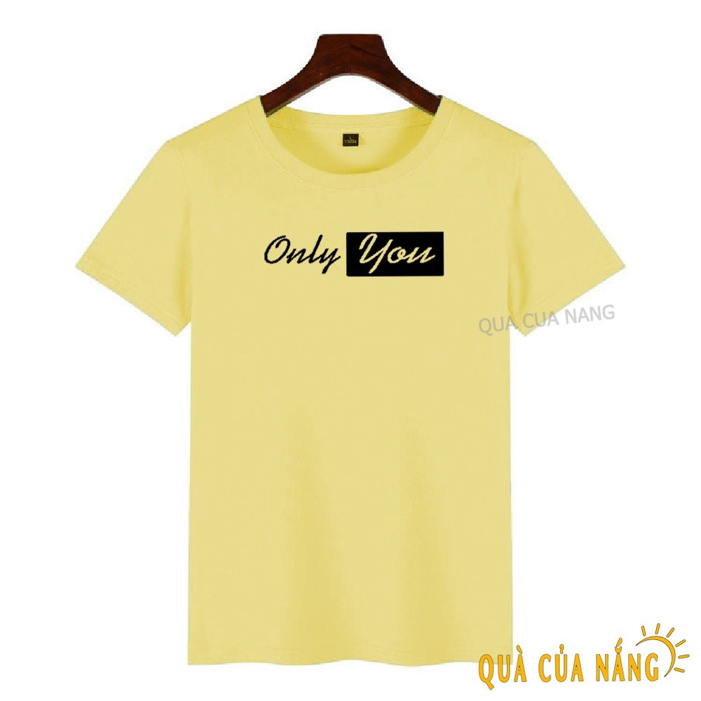 Áo Thun Nữ Tay Ngắn Only You Dễ Thương AT-037 Dễ Phối Trang Phục | BigBuy360 - bigbuy360.vn