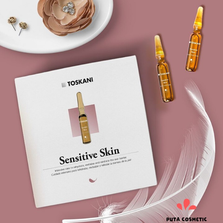 Tinh chất cho da nhạy cảm Toskani Sensitive Skin - Làm dịu, giảm kích ứng, phục hồi da 2ml