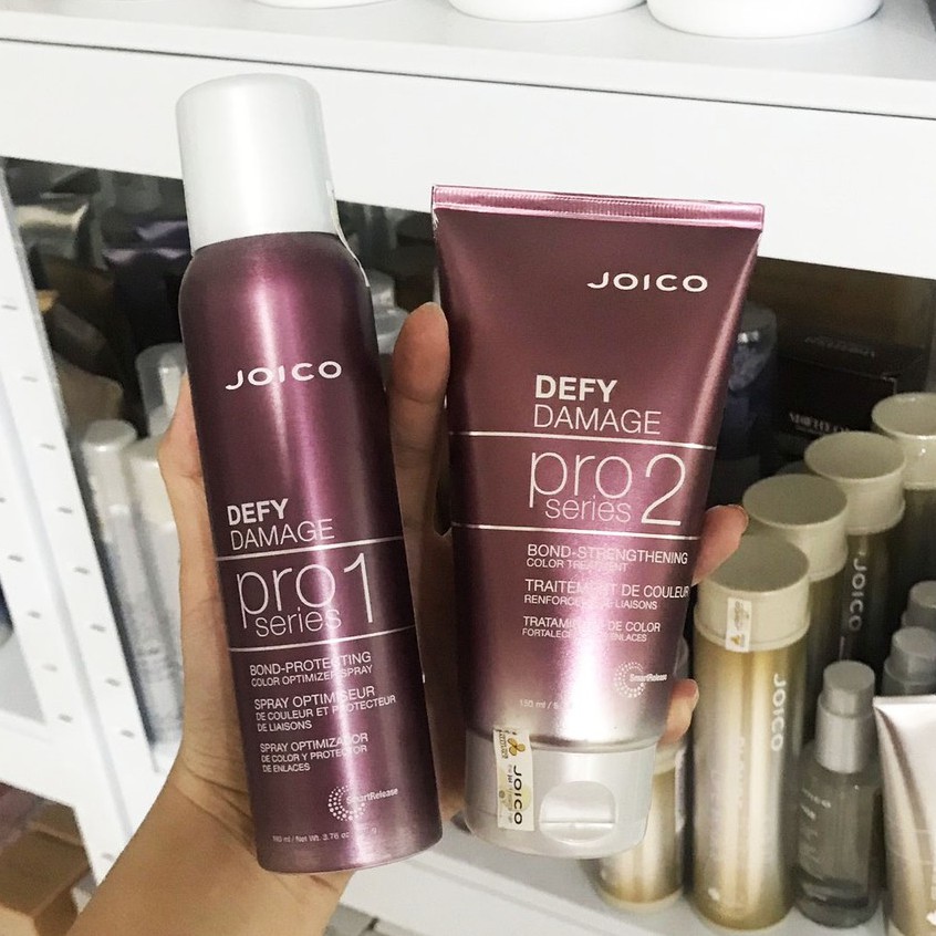 Bộ Sản Phẩm Bảo Vệ &amp; Tăng Cường Liên Kết Tóc JOICO Defy Damage Pro 2 Bước