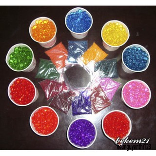 [ĐƯỢC CHỌN MÀU] Gói 200 vHạt nở,hạt tinh thể nguyên liệu làm slime-Hạt nở giữ ẩm trồng cây thủy canh