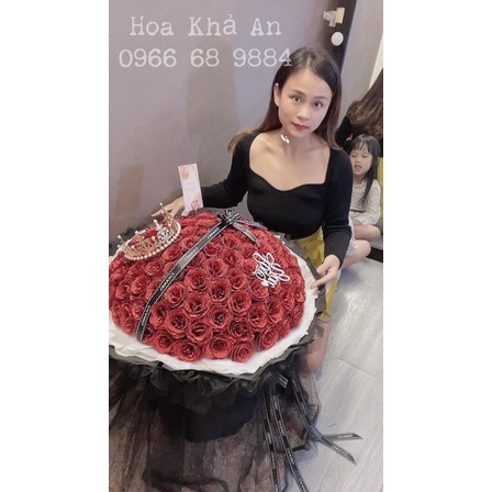 Bó hoa nhũ Vĩnh cửu 120bông siêu to (Nhận đặt số bông theo yêu cầu - Tối thiểu 35bông mẫu này)