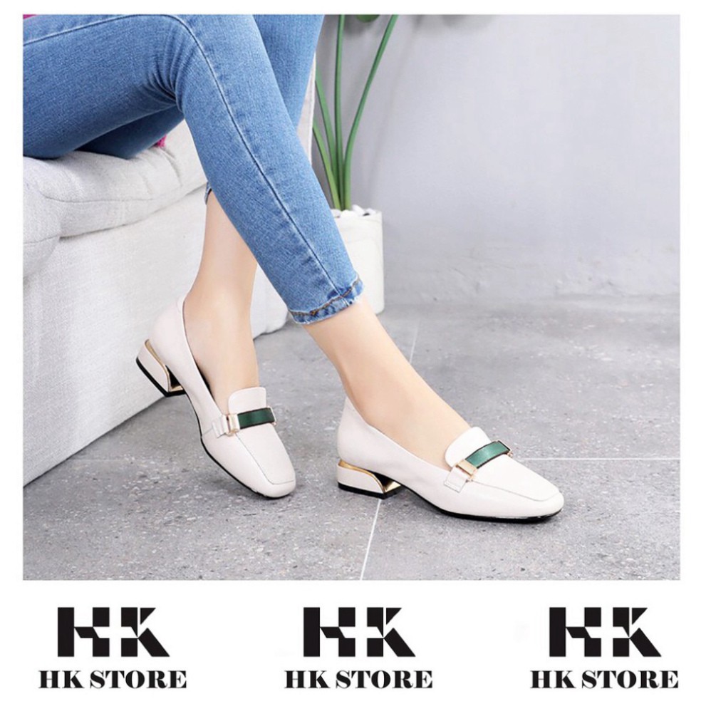 Giày moca nữ da xịn ❤️ HK.STORE ❤️ da bò hàng siêu cấp siêu siêu mềm và êm chân kiểu dáng cực đẹp cực thời trang (nu45)
