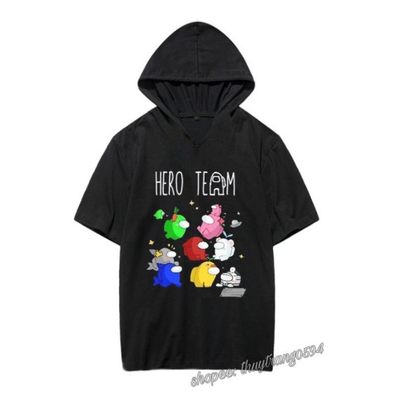 Áo Hoodie Tay Lửng Hero Team ( In Theo Yêu Cầu)