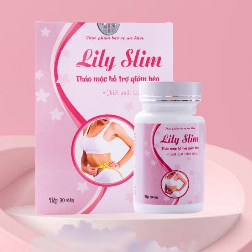 GIẢM CÂN LILY SLIM, THUỐC GIẢM CÂN LILY SLIM DÀNH CHO CƠ ĐỊA LỜN THUỐC (30 VIÊN)