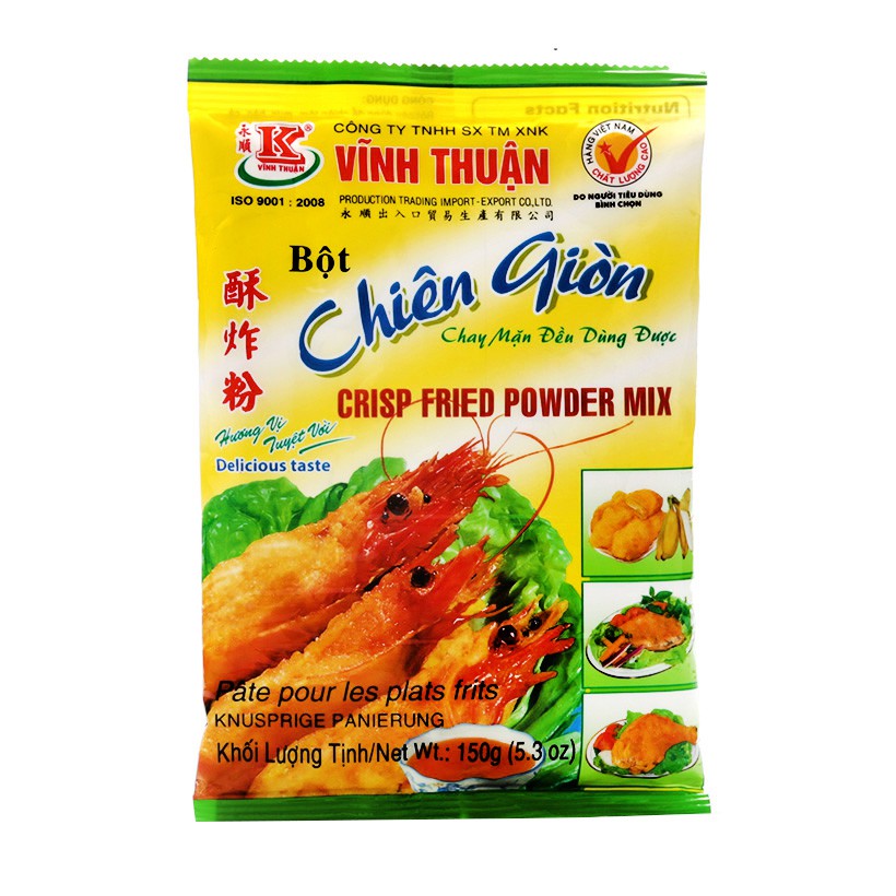 Bột chiên giòn Vĩnh Thuận gói 150g - Larva Store