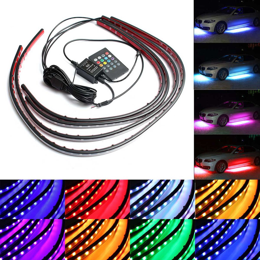 Dải đèn LED trang trí gầm xe hơi độc đáo