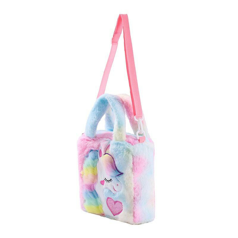 Túi lông pony đeo chéo cho bé siêu xinh KT 26*26