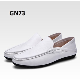 Giày lười nam trắng đẹp chuẩn