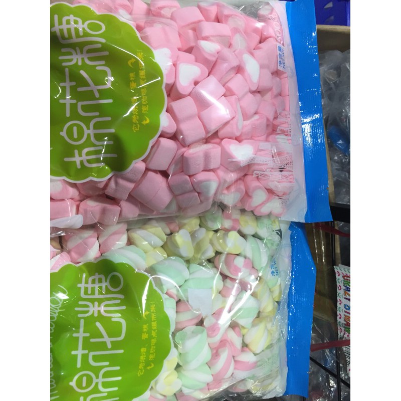 Kẹo marshmallow tim hồng 1kg