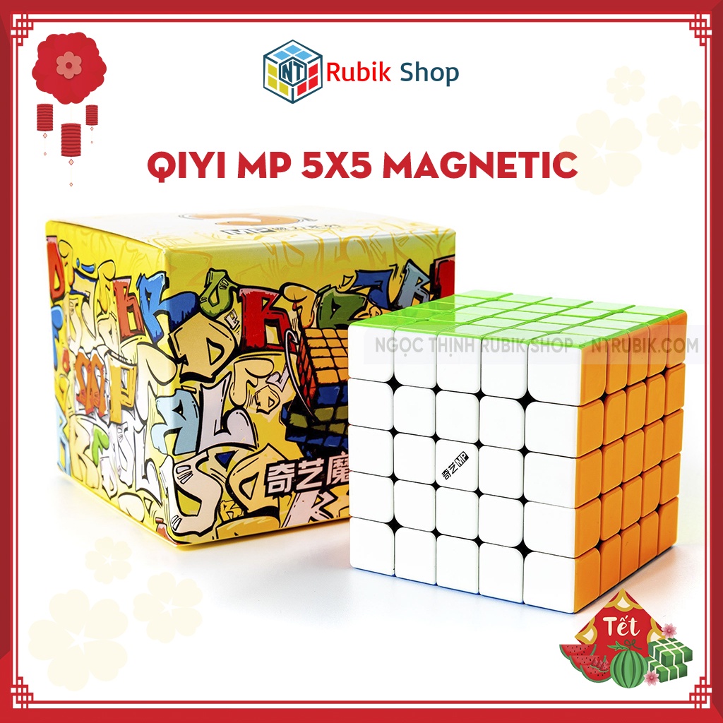 QiYi MP 5x5 Magnetic - Rubik 5x5x5 Nam Châm Stickerless Không Viền