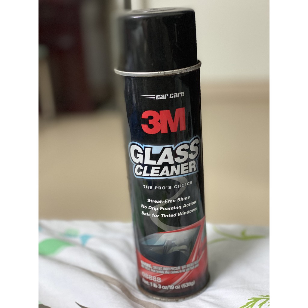 DUNG DỊCH VỆ SINH KÍNH Ô TÔ 3M, bình xịt làm sạch kiếng xe hơi, chăm sóc gương oto, car glass cleaner chemical ATHY SHOP