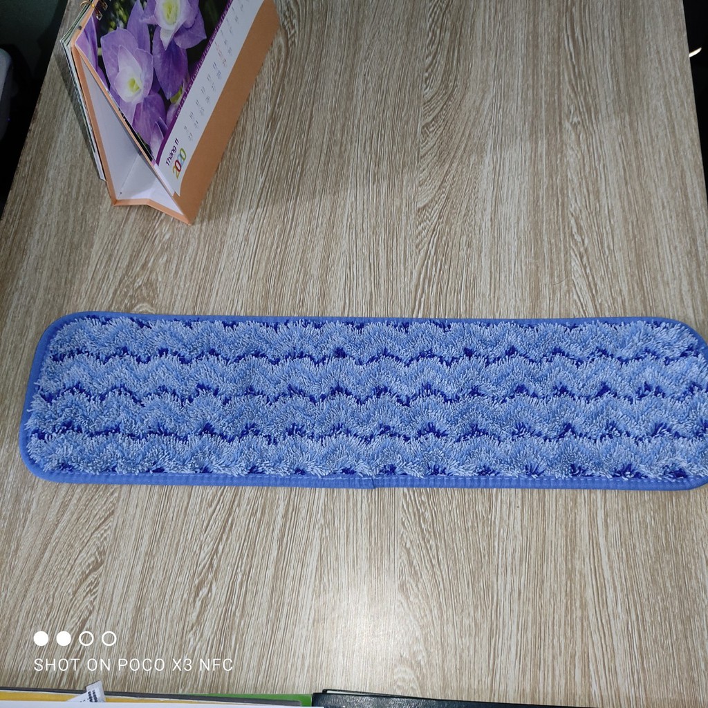 Tấm lau, bông lau thay thế cho cây lau sàn cao cấp Rubbermaid Q411, Q410 Microfiber