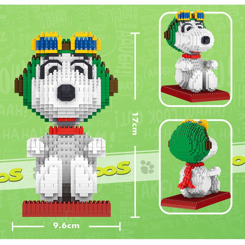 Bộ Đồ Chơi Lắp Ráp Lego Hình Chú Chó Snoopy Đáng Yêu