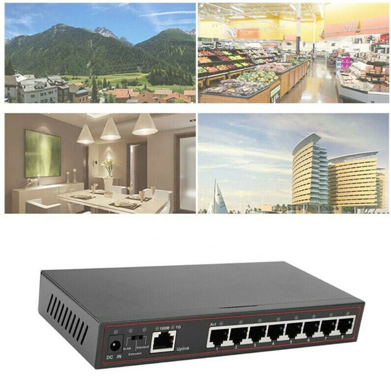 Bộ Chia 9 Cổng Mạng Lan Ethernet