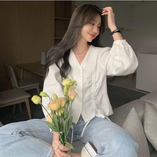 Áo sơmi lửng cổ v