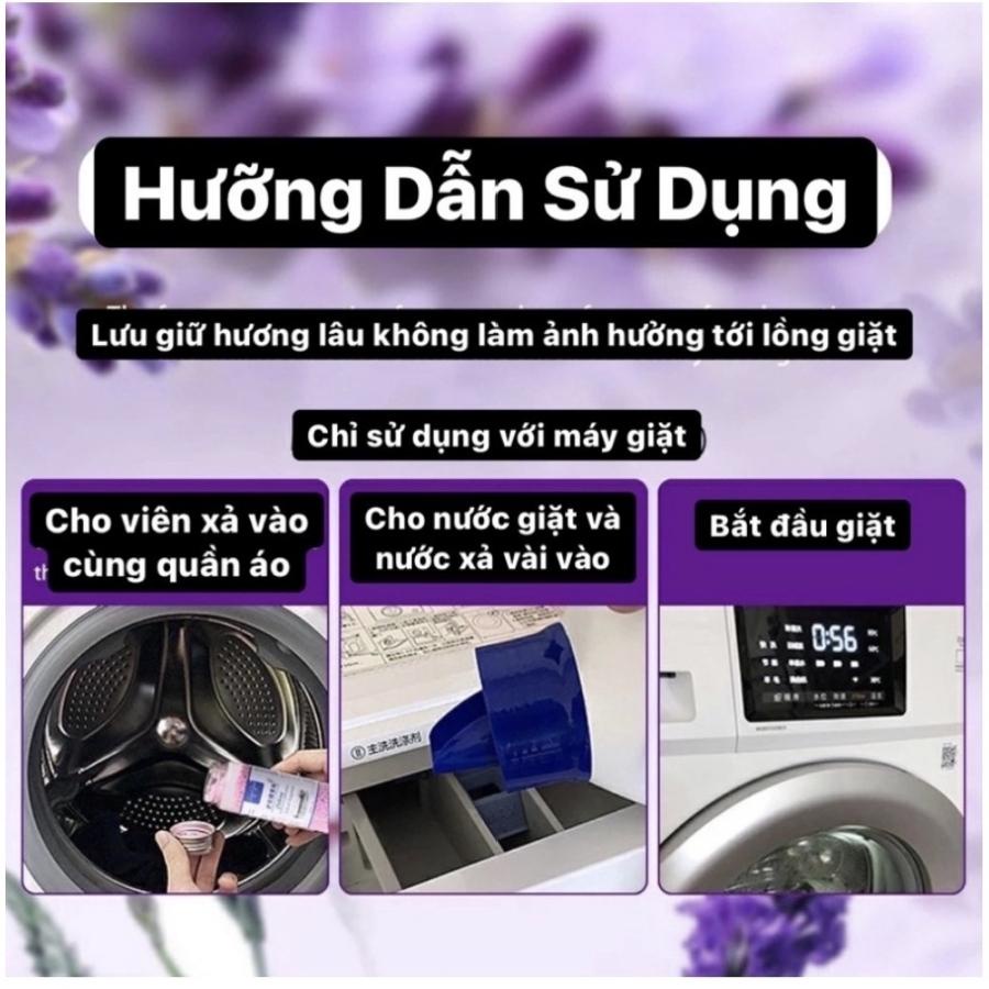 Hạt lưu hương quần áo, Viên giặt xả nội địa làm mềm vải thơm tự nhiên dịu nhẹ