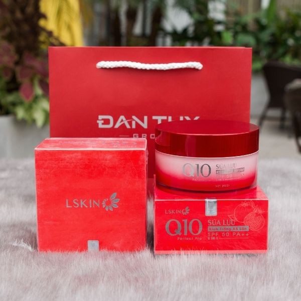 Kem Body Q10 Perfect Pro Sữa lựu tái tạo và dưỡng trắng da