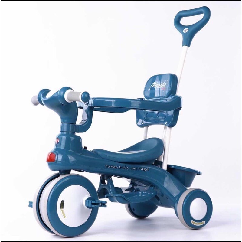 Xe đẩy có đèn và phát nhạc cho bé, xe đạp 3in1 có khung bảo vệ bé loại đẹp